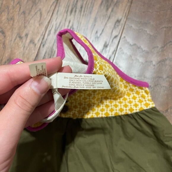 Matilda Jane Enchanted Garden Seabean Mixed Print Sleeveless Tank Tunic size 4 - Picture 6 of 8